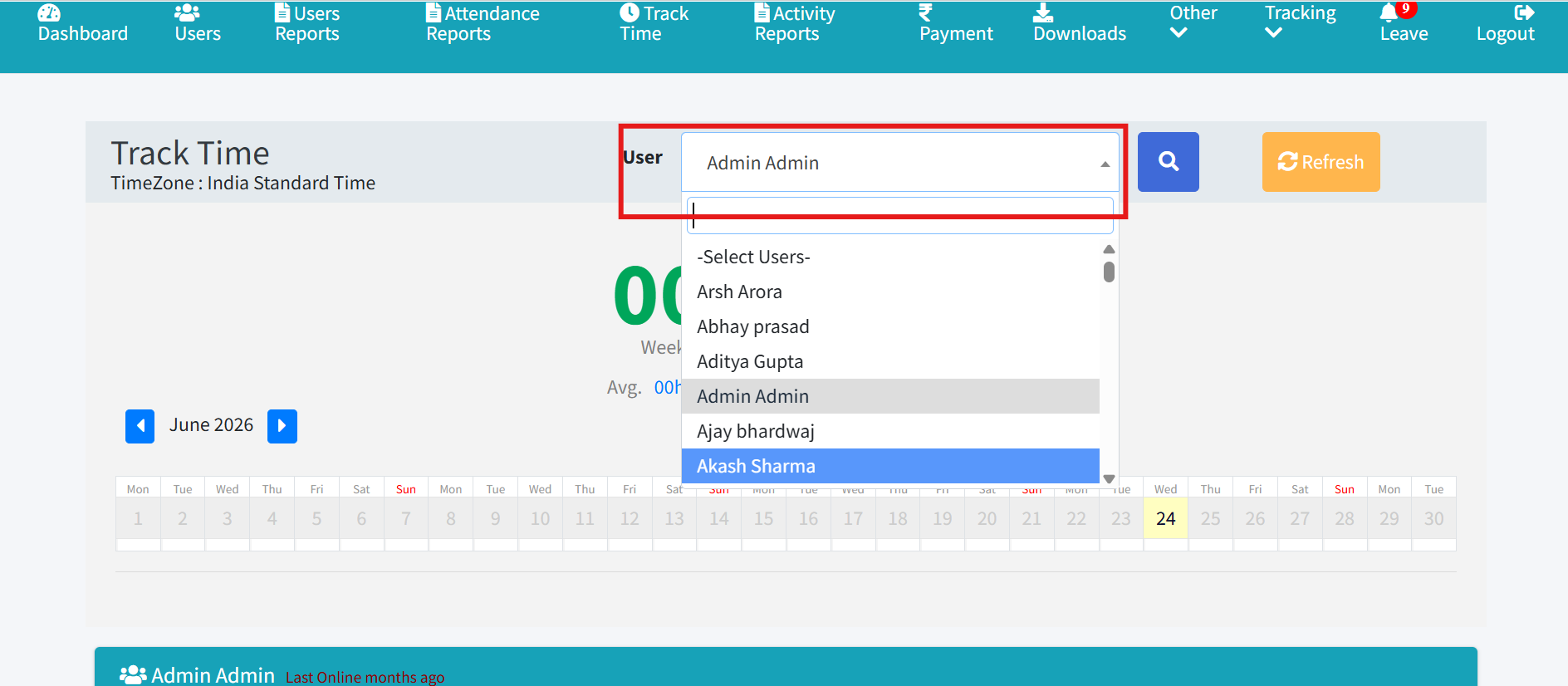 Time Tracking Guide workflow screenshot